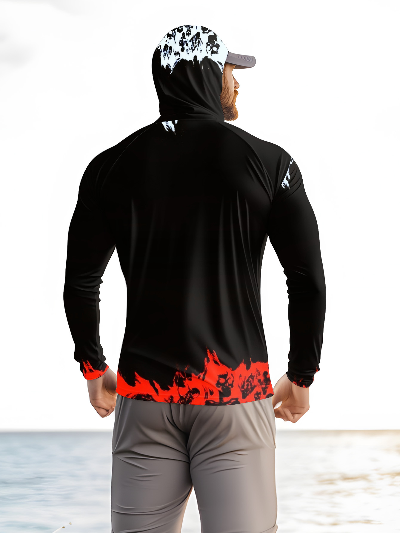 Kaos Pancing Pria Lengan Panja - Fishing Shirt Uv Protection ulasan dan harga