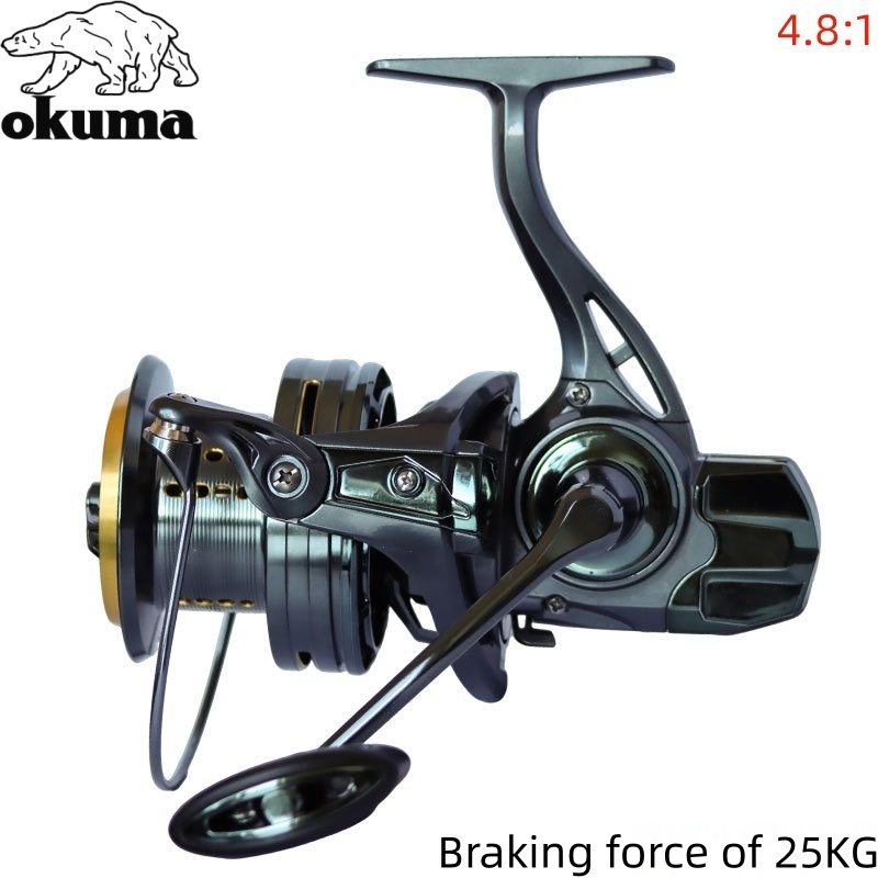 Reel Pancing OKUMA 8000-14000, - Abu Garcia Reel Max ulasan dan harga